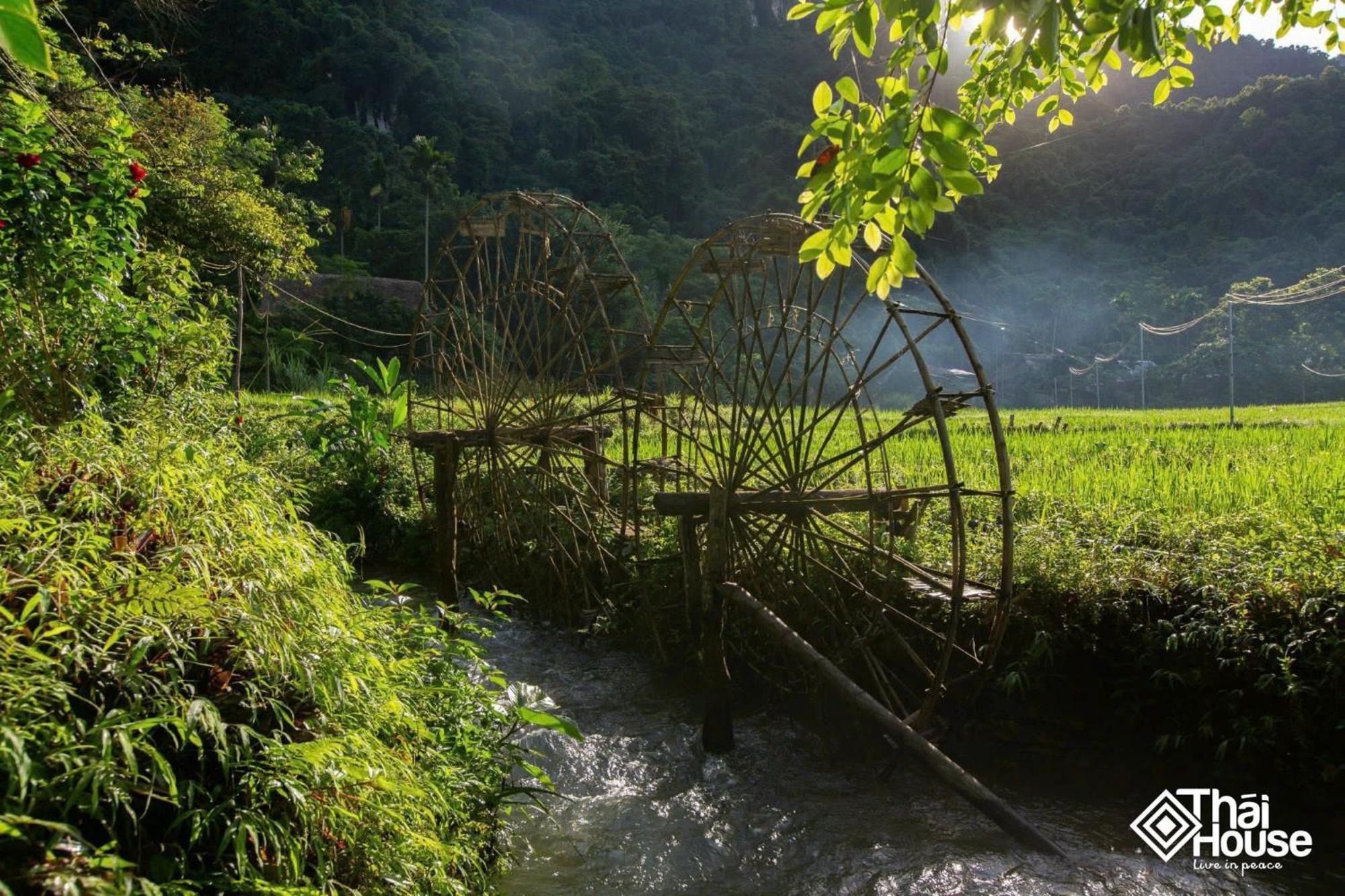 Thai House Pu Luong - Century Old Stilt House With Terrace Views Huong Ba Thuoc Exterior foto