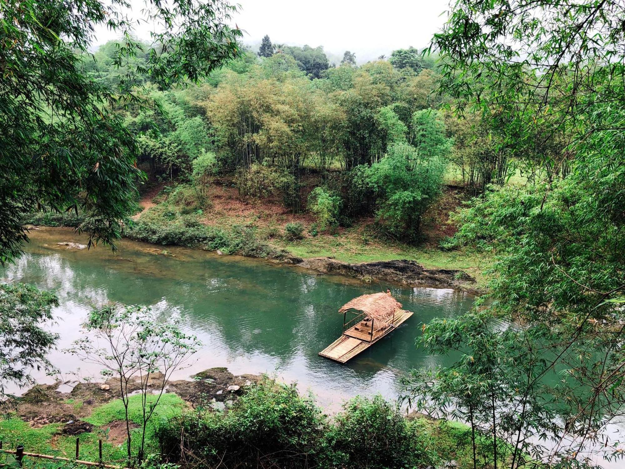 Thai House Pu Luong - Century Old Stilt House With Terrace Views Huong Ba Thuoc Exterior foto